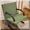 F10. Burkhard Vogtherr T-Line chair by Arflex. 32"h x 26.5" w x 19"d 